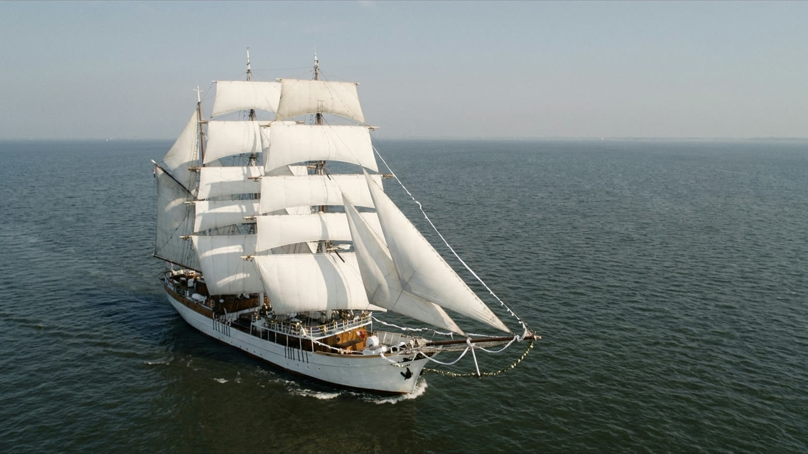 Het IJsselmeer bij Urk, decor voor trouwen op het water